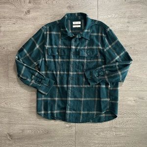 Madewell Men’s Slub Flannel Easy Long Sleeve Shirt - L